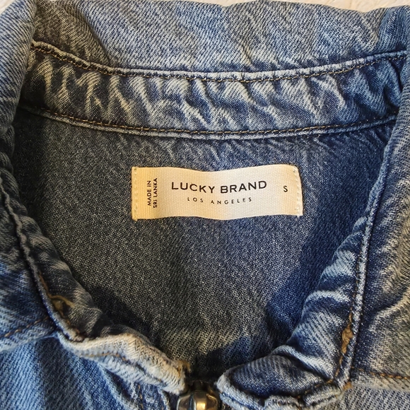 Lucky Brand Blue Denim Jumpsuit - Picture 2 of 7